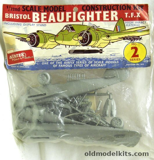 Airfix 1/72 Bristol Beaufighter TFX - Type One First Logo, 1413 plastic model kit